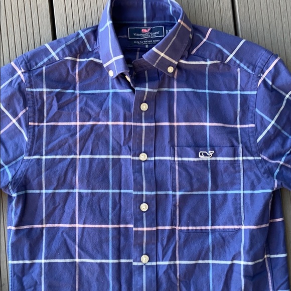 Vineyard vines slim fit tucker long sleeve shirt. - Picture 4 of 9